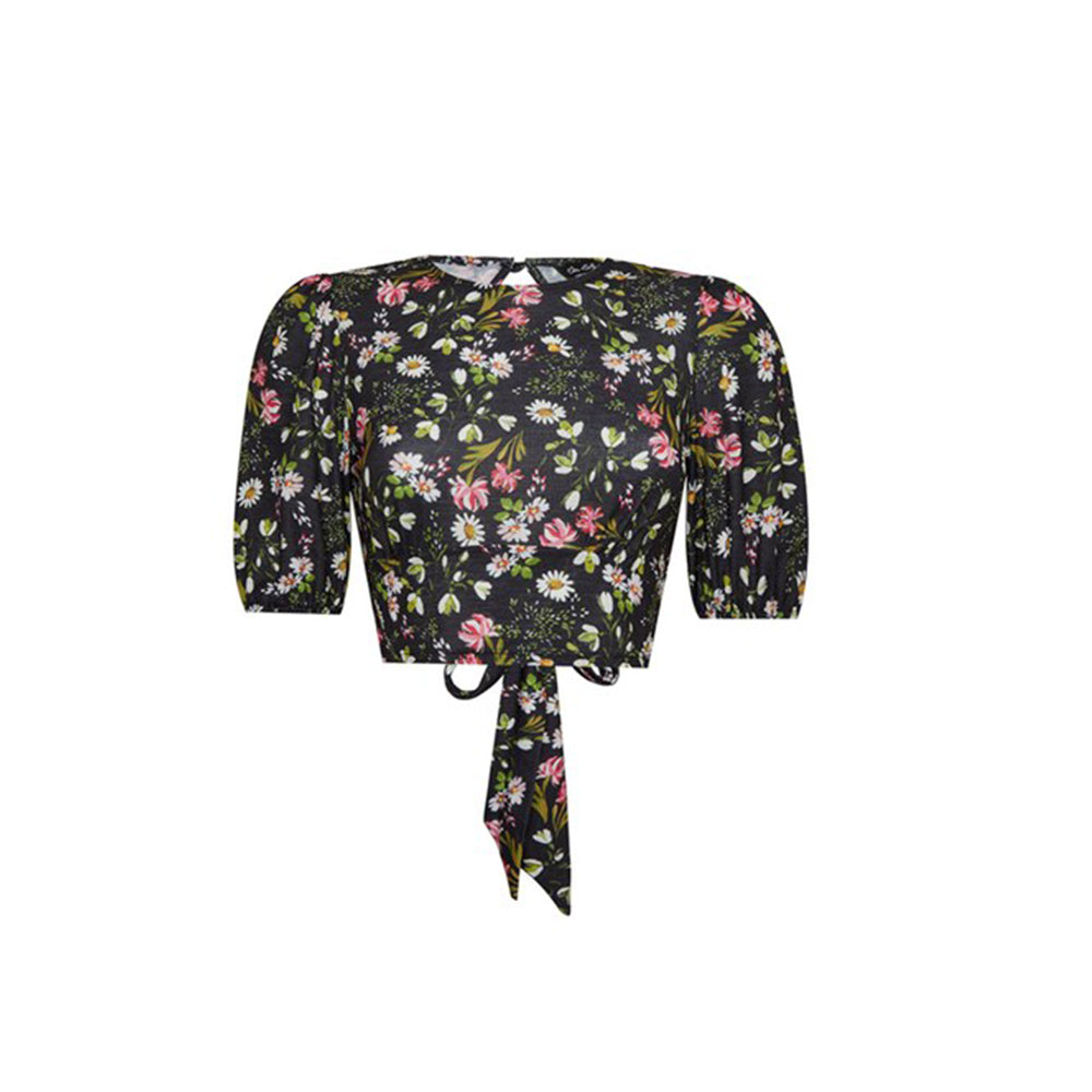 Image for Women's Open Back Top,Black