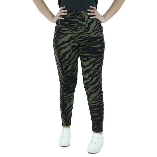 Image for Women's Camouflage Print Legging,Olive/Black