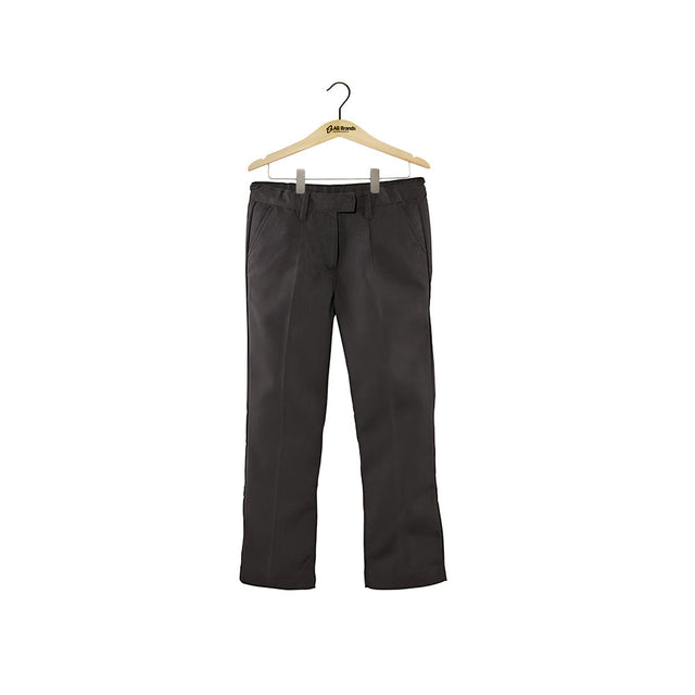 Image for Kids Girl Plain Straight Pant,Dark Grey