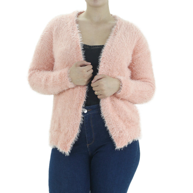 Image for Women's Eyelash Knit Cardigan Sweater,Somo