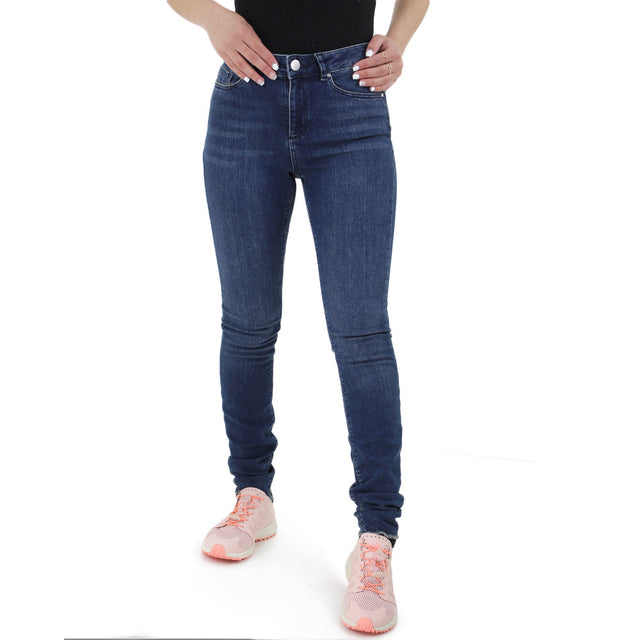 Image for Women's Straight Leg Jeans,Navy 