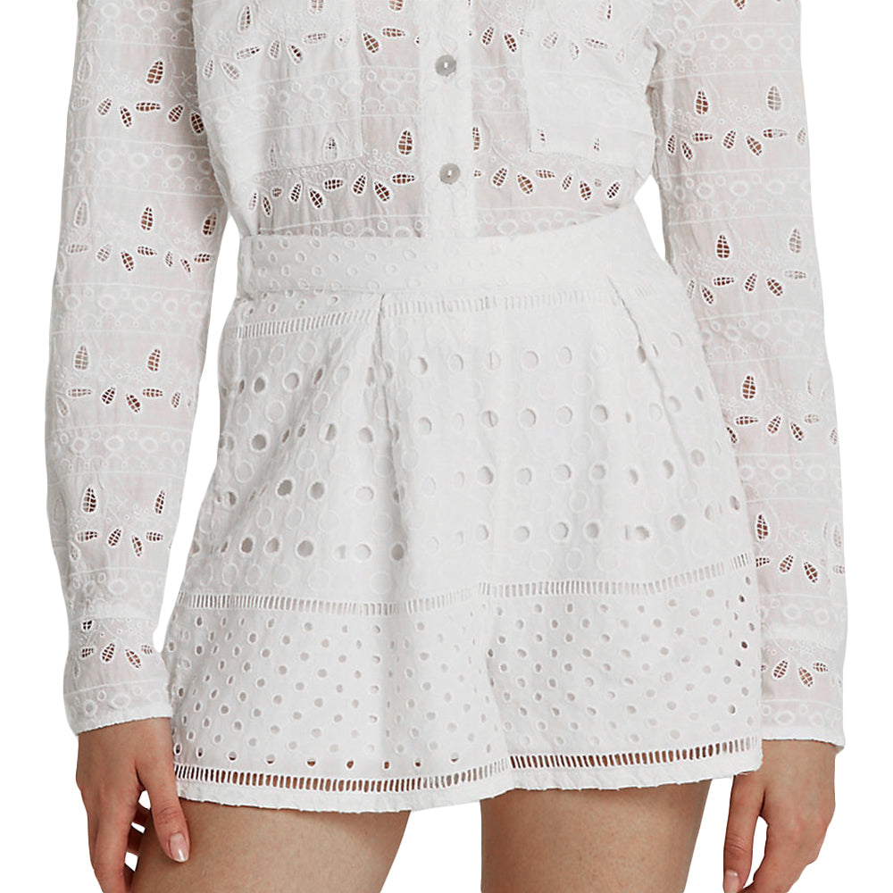 Image for Women's Embroidere Short,White