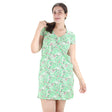 Image for Women's Elasticated Waist Short Dress Oversized,Green