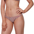 Image for Women's Printed Bikini Bottom,Brown