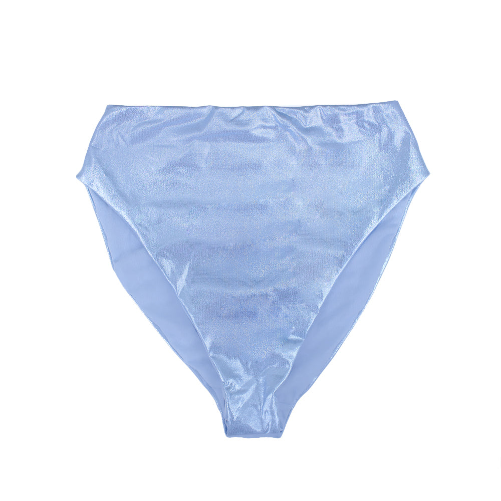 Image for Women's Glitter High Waist Bikini Bottom,Blue