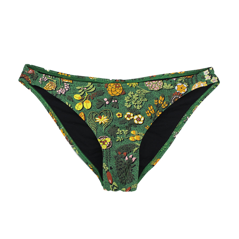 Image for Women's Floral Bikini Bottom,Green
