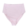 Image for Women's Textured High Waisted Bikini Bottom,Pink