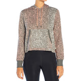 Image for Women's Leopard Print Slim Hoodie,Multi