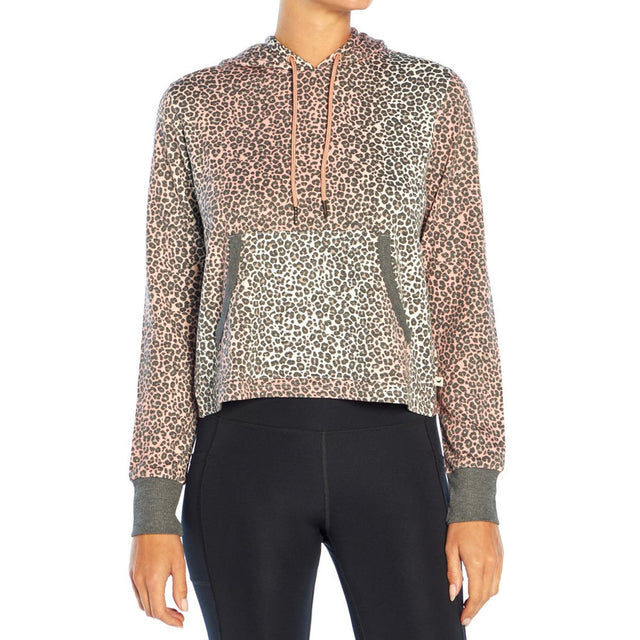 Image for Women's Leopard Print Slim Hoodie,Multi