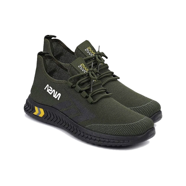 Image for Men's Breathable steel Athlelic Sneakers Shoes,Olive