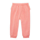 Image for Kids Girl Ruffle Back Jogger Pants,Coral