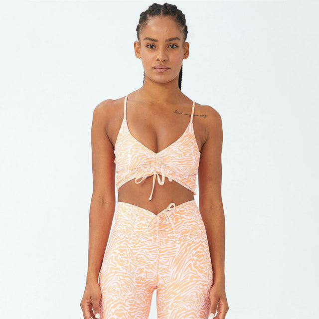 Image for Women's Contouring Ruched Vestlette Top,Pink