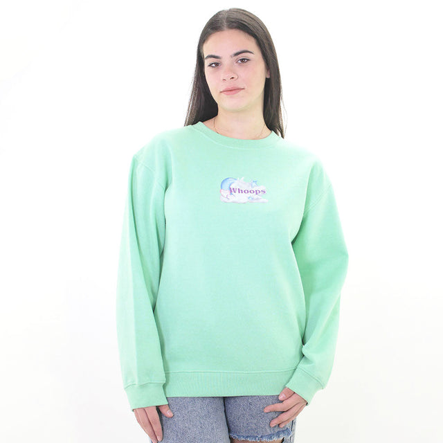 Image for Women's Graphic Oversize Sweatshirt,Pistache
