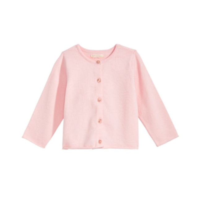 Image for Kids Girl Plain Solid Cardigan,Light Pink