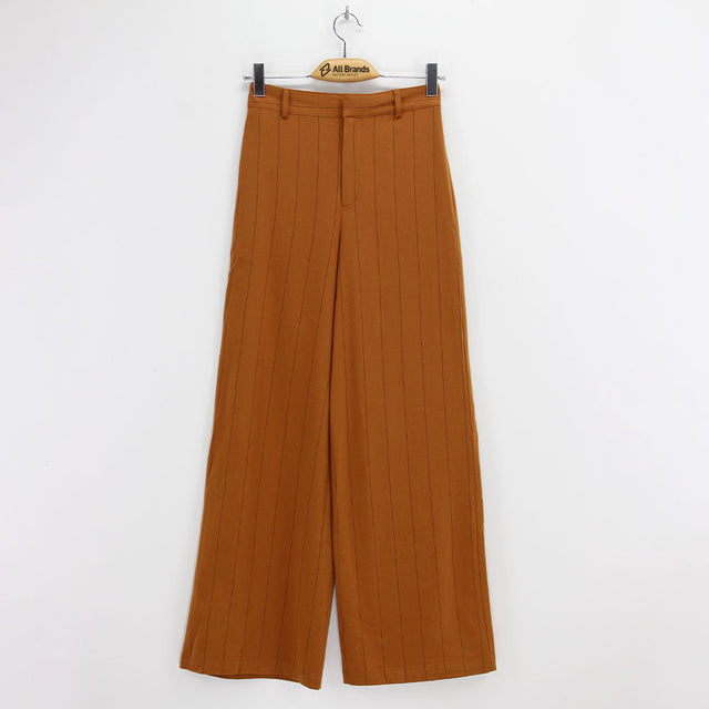 Image for Women's Striped Classic pant,Brown