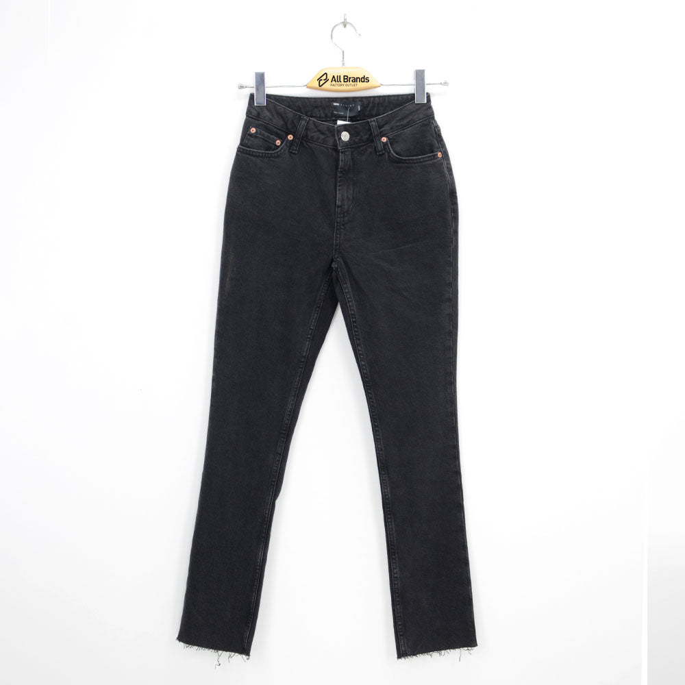 Image for Women's Plain Solid Jeans,Black