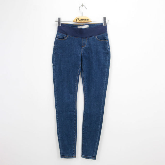 Image for Women's Plain Solid Pregnant jeans,Blue