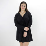 Image for Women's Washed Flare Dress,Black