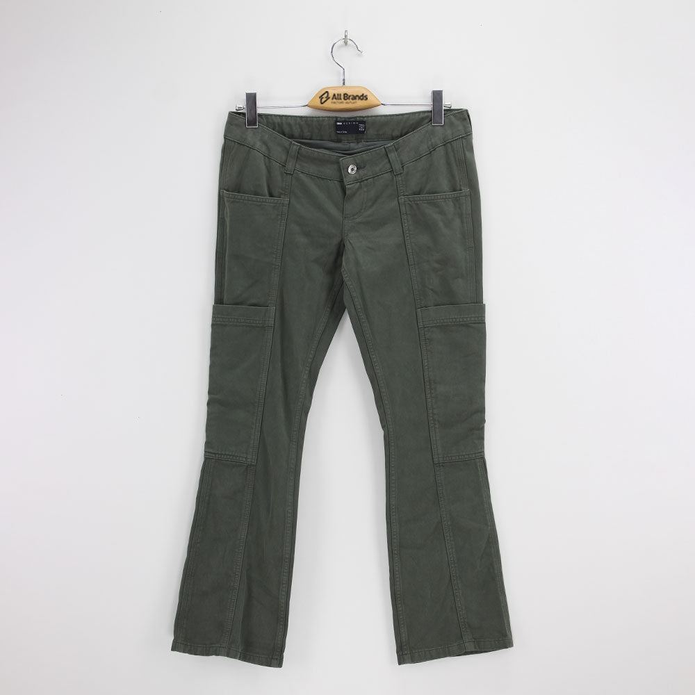 Image for Women's Plain Solid Jeans,Olive