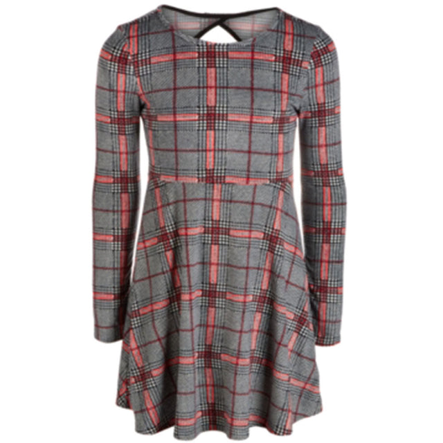 Image for Kids Girl Plaid Dress,Multi