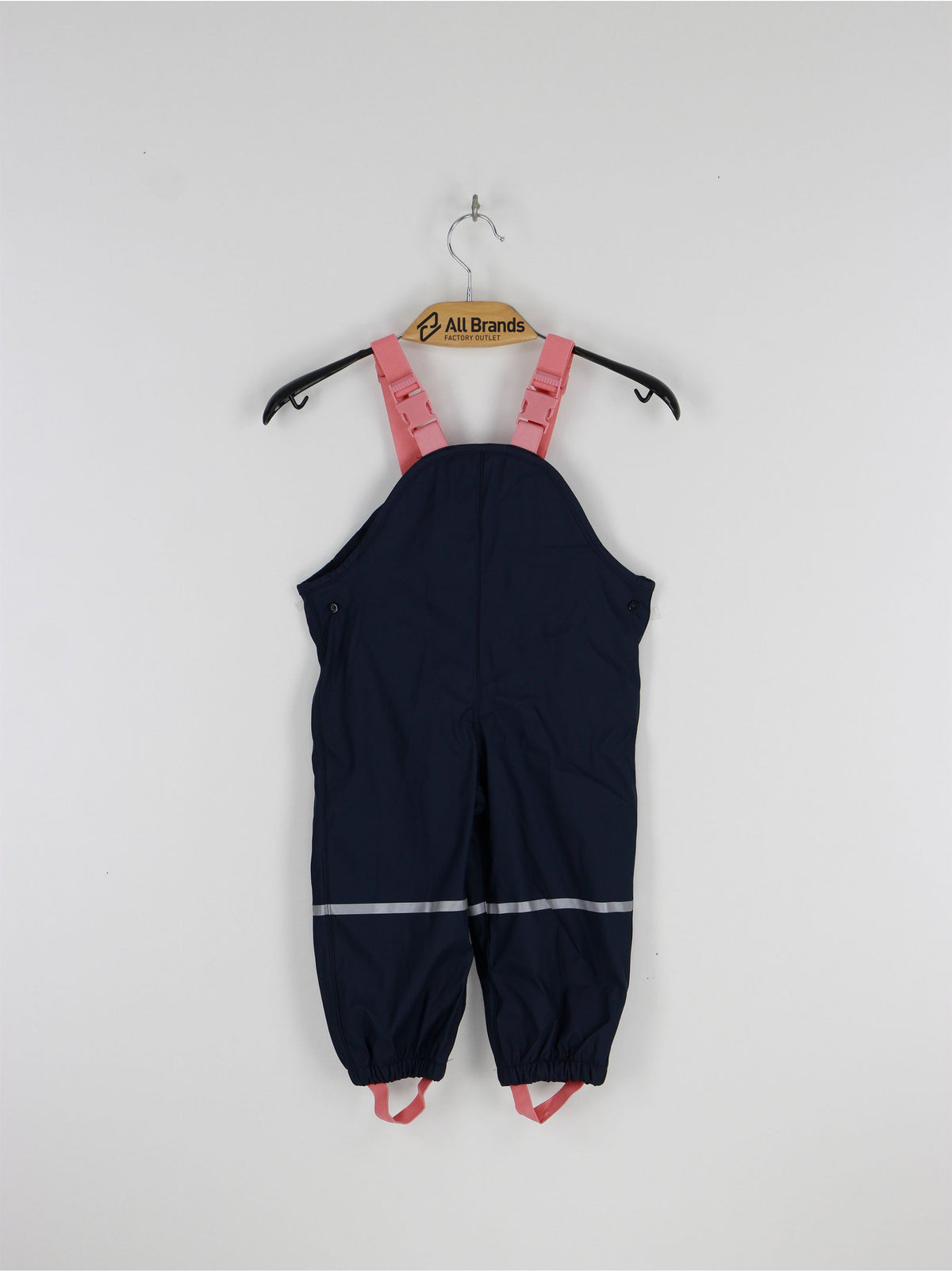 Image for Kids Girl Buckle Closure Pants-Overalls, Navy