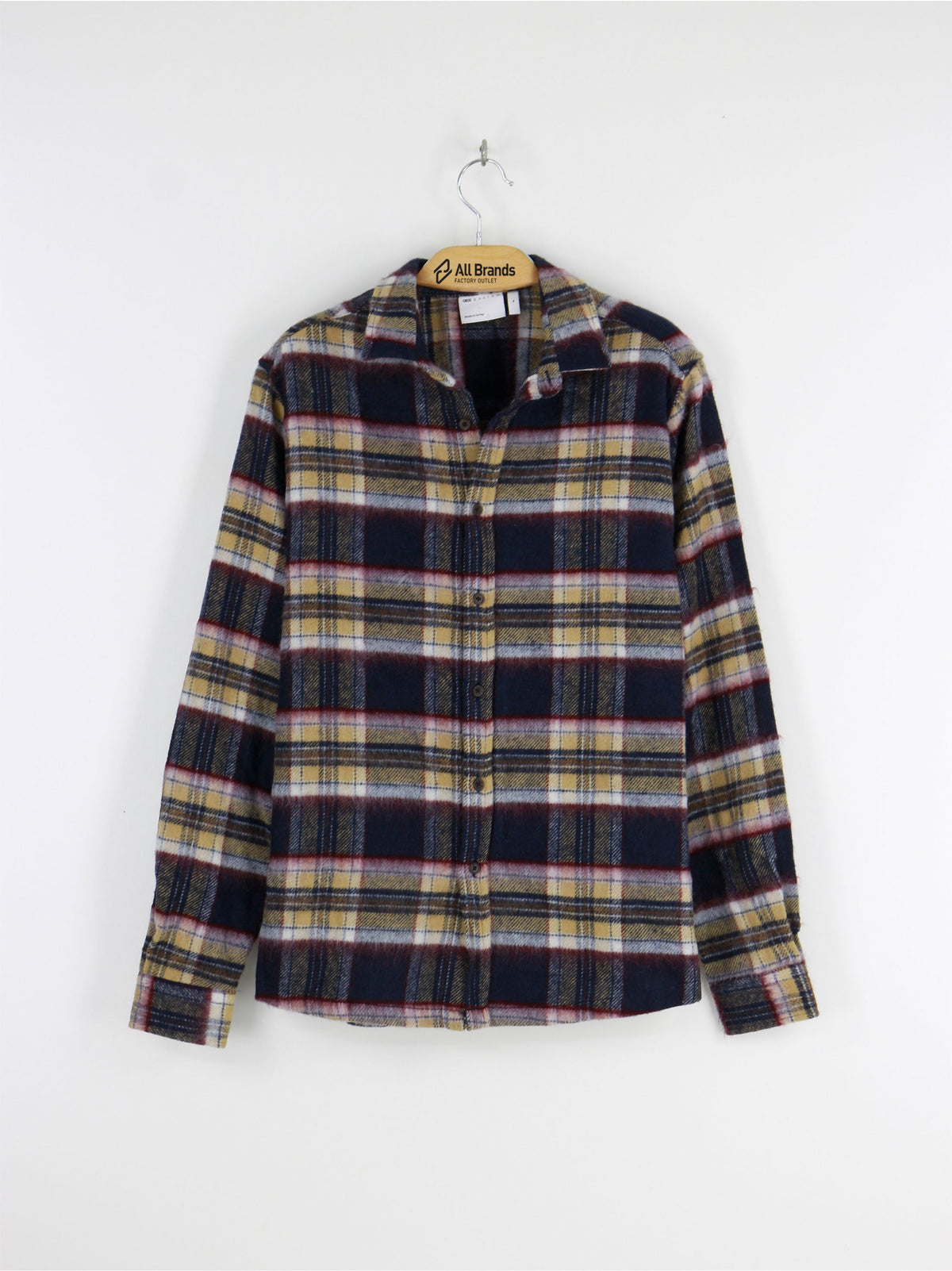 Image for Men's Plaid Striped Dress Shirt,Multi
