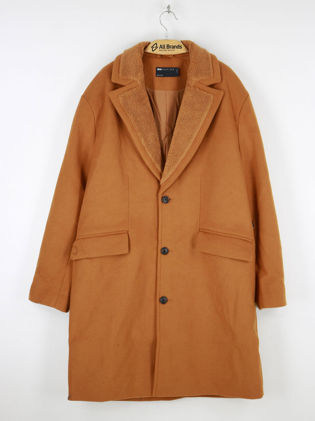 Image for Women's Plain solid Coat,Camel