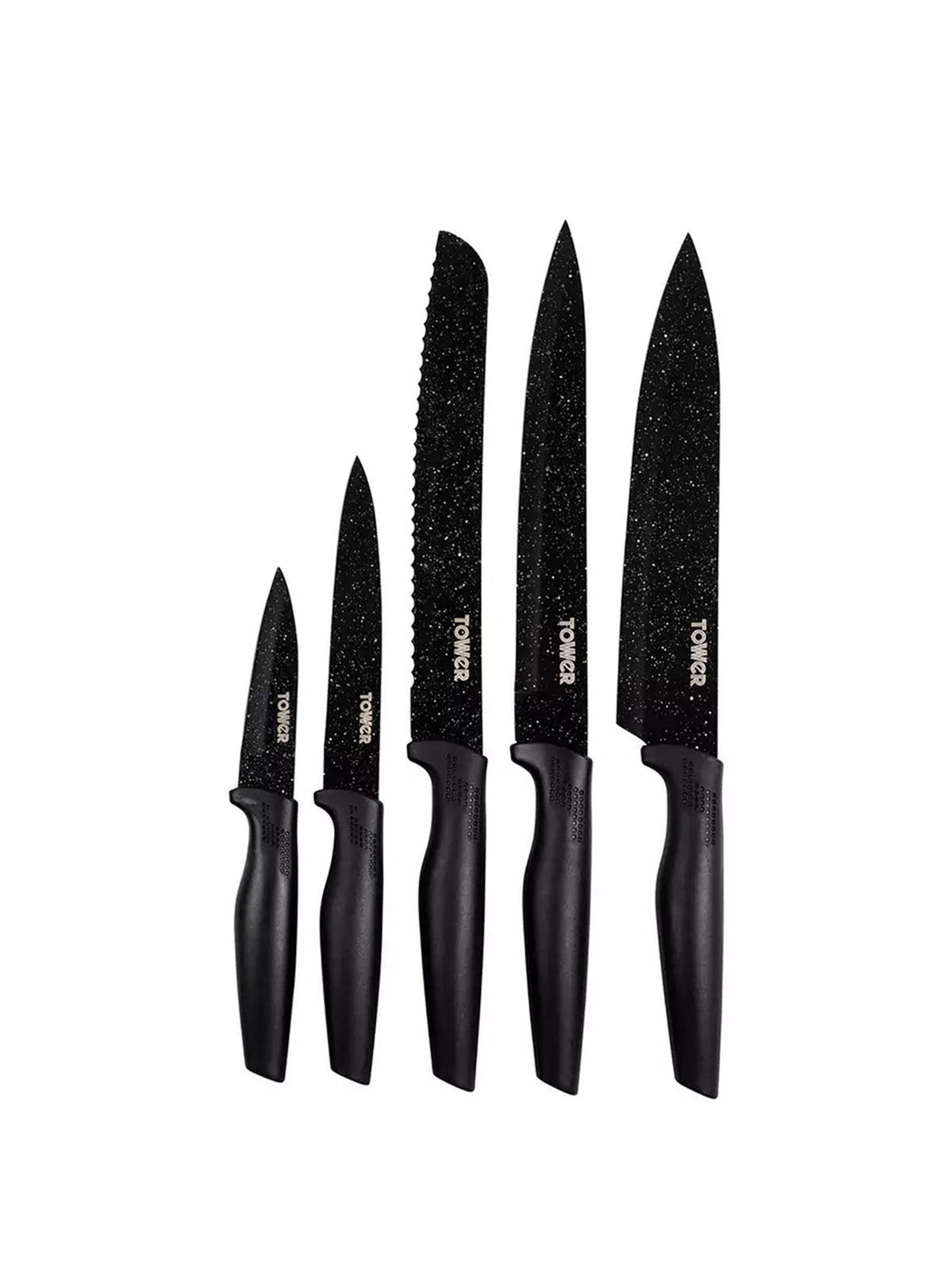 Tower 5 Piece Knife Block