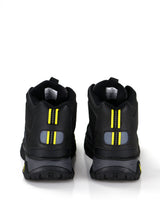Image for Men's Striped Fish Net Casual Shoes,Black
