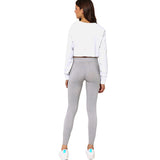 Image for Women's Plain Legging,Light Grey