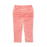 Image for Kids Girl Ruffle Back Jogger Pants,Coral