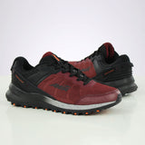Image for Men's Mesh Graphic Printed Shoes,Burgundy