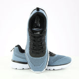 Image for Men's Fishnet Polka Dots Lace up Shoes,Blue